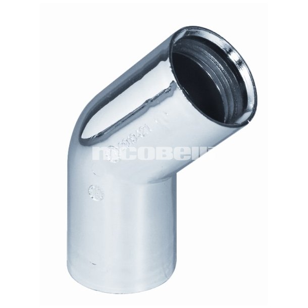 Indstik Bjning 45 krom ABS 32mm muffe/muffe