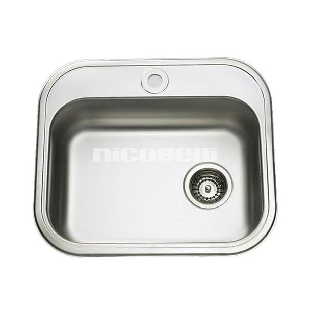 Intra Juvel kkkenvask med hul til armatur, strainer