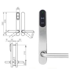 SALTO Skandinavisk langskilt udendrs SM450L00IMB38E5