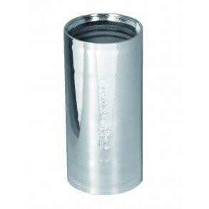 Lige overgangsstykke, krom ABS 32mm muffe/muffe