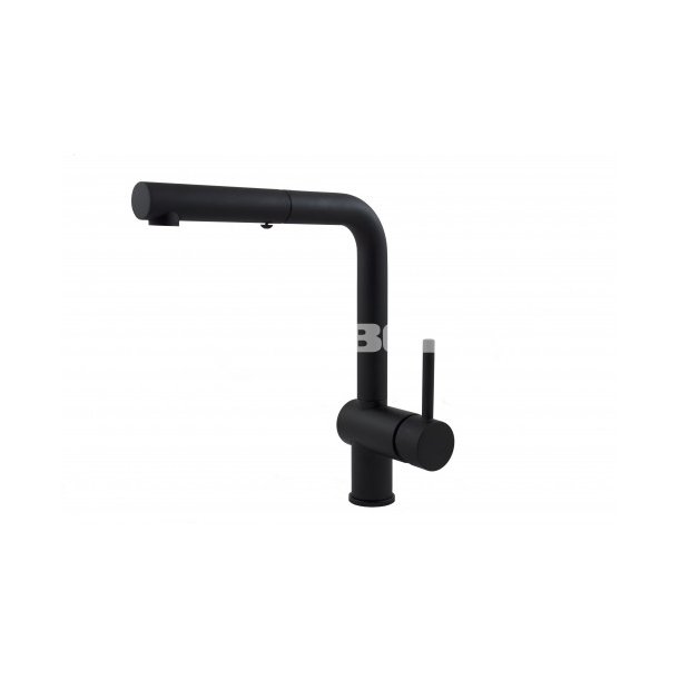 Paffoni light kkkenarmatur med udtrk Mat Sort