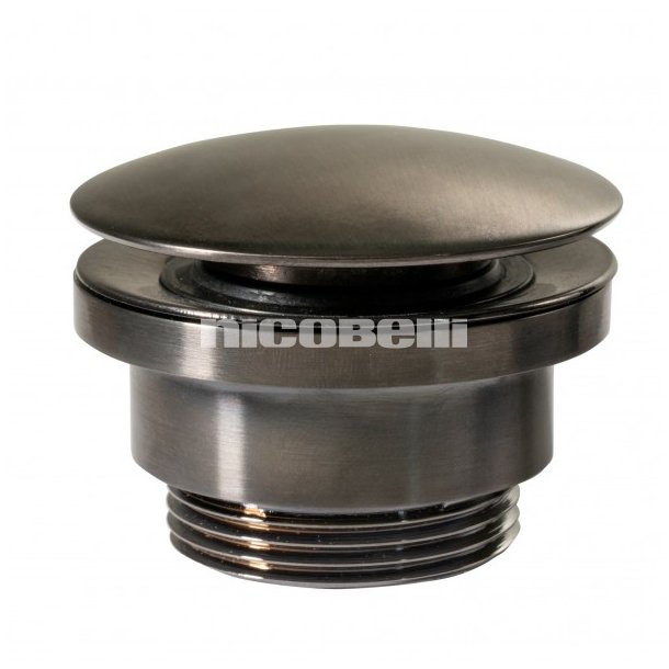 Pop op bundventil kort model brstet sortkrom