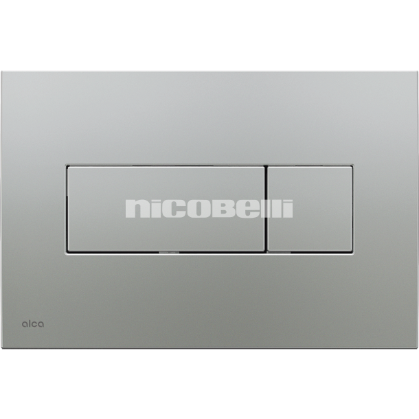  Alca plast trykknap mat krom