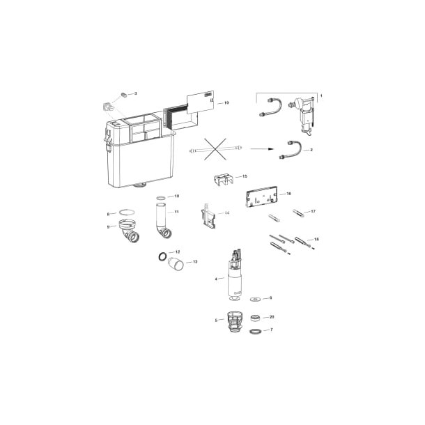 MEPA Skyllegarniture