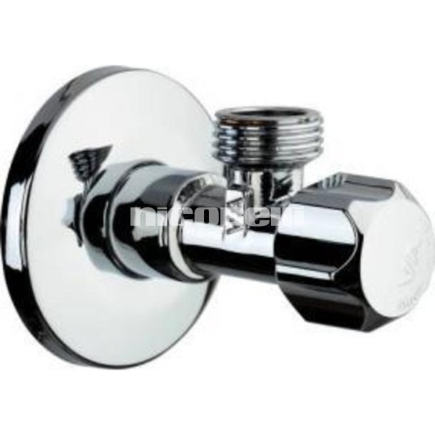 Stopventil &frac12;"x&frac12;" incl. Roset