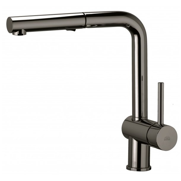 Paffoni light kkkenarmatur med udtrk Sortkrom