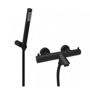 Light termostat m/ tud inkl bruserst Mat sort