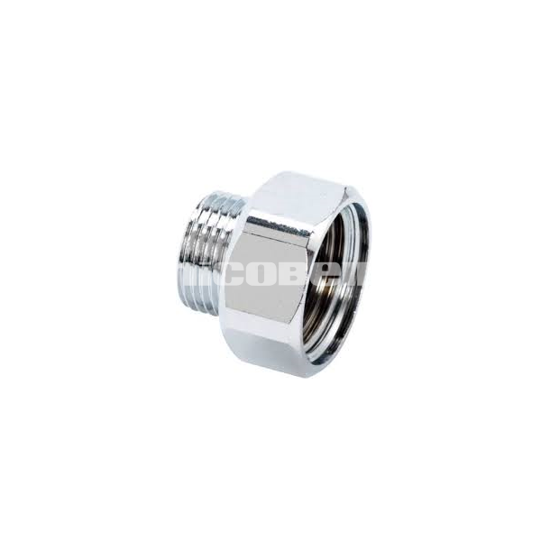 Reduktion Krom " indv. X 3/8"udv.