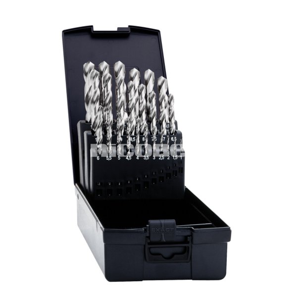 EXACT spiralborst, HSS-G, 1-13 mm, 25 stk.
