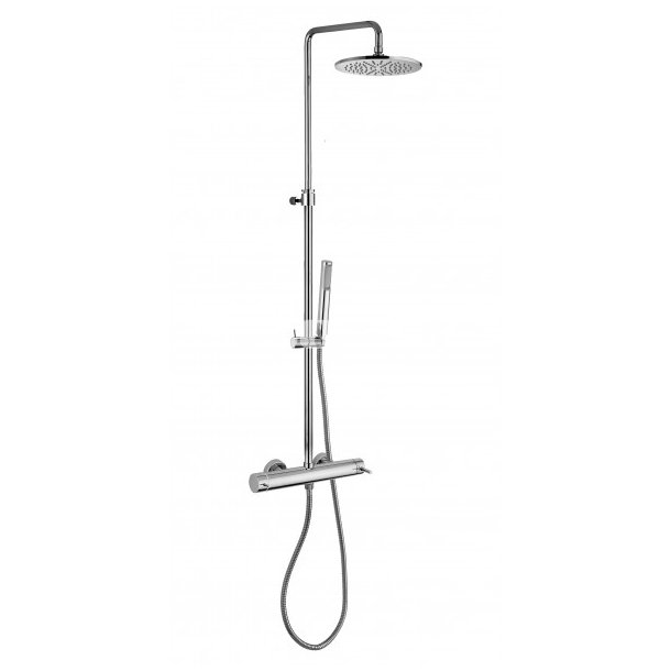 Stick Brusekolonne m/omskifter 225mm brusehoved - 2 grebs