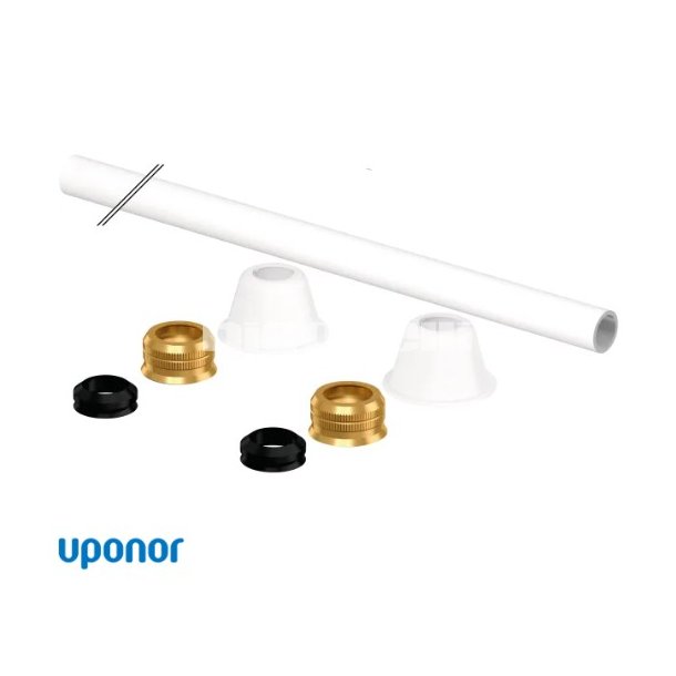 Uponor Smart Radi opfringsrr med rosetter 19mm